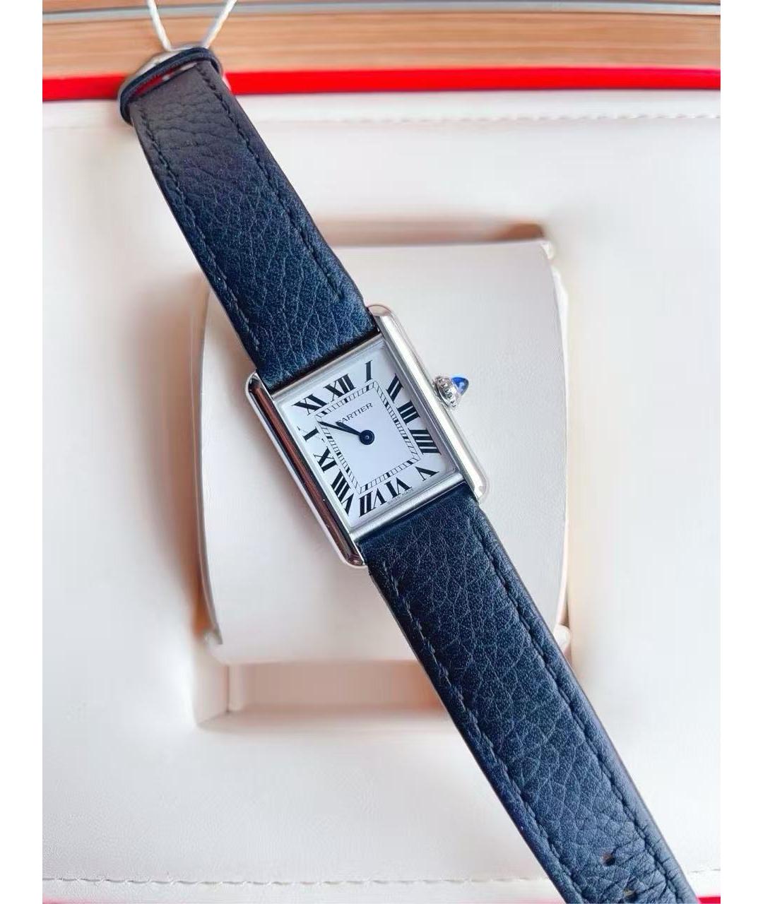 CARTIER Белые часы, фото 3