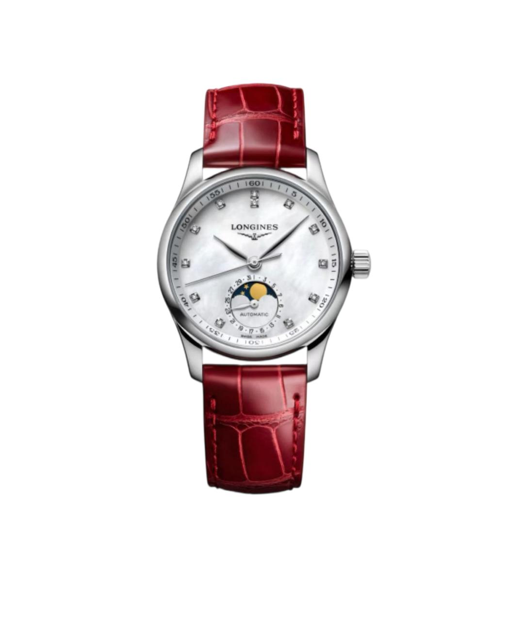 LONGINES Красные часы, фото 1