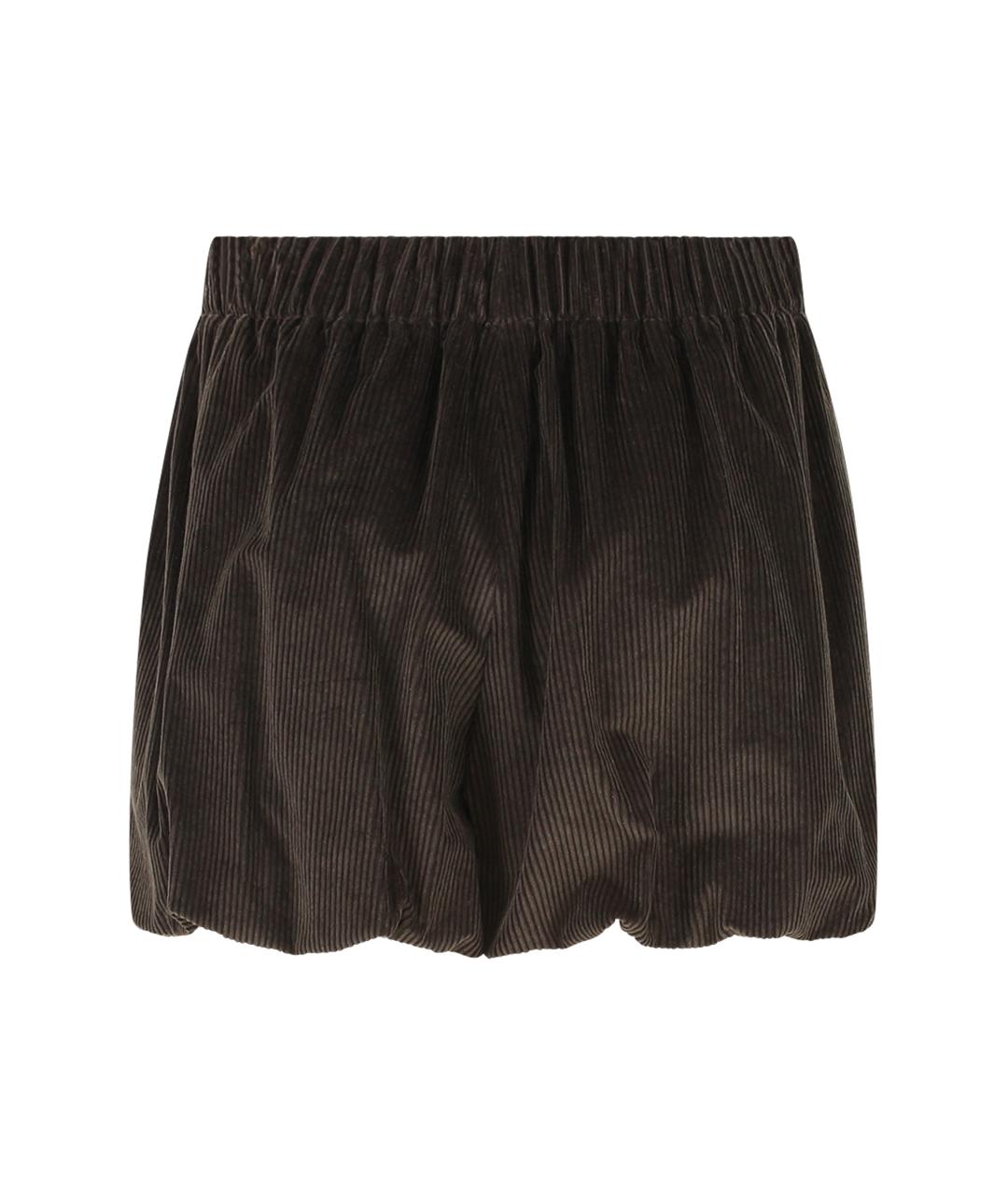 THE MANNEI Коричневые хлопковые шорты, фото 2