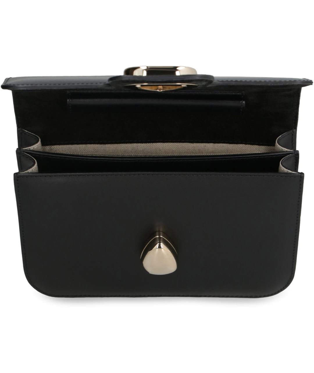 A.P.C. Черная кожаная сумка через плечо, фото 4