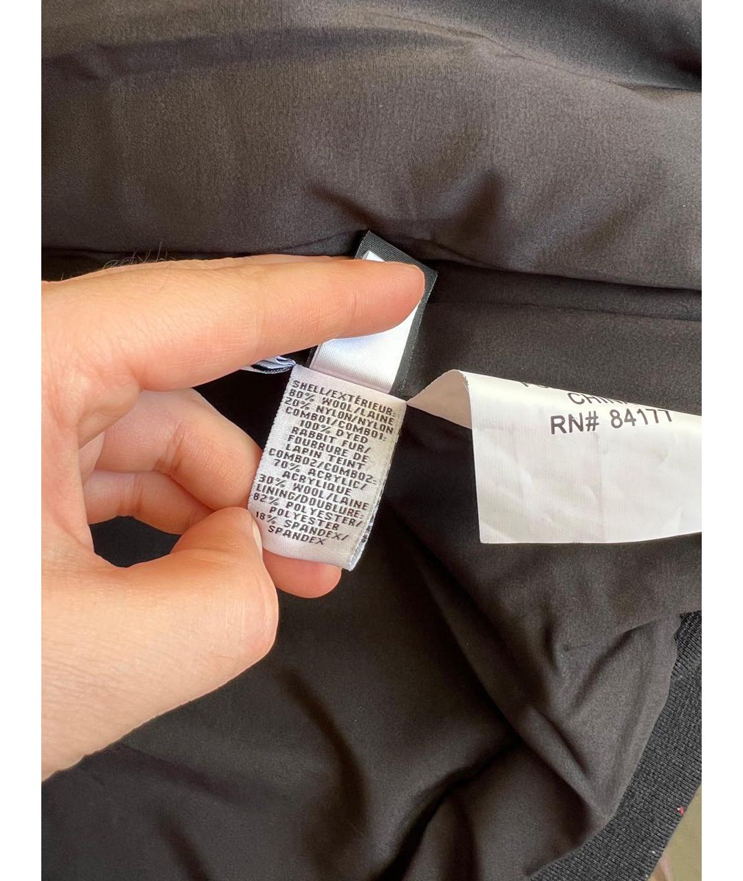 DIANE VON FURSTENBERG Черная куртка, фото 7