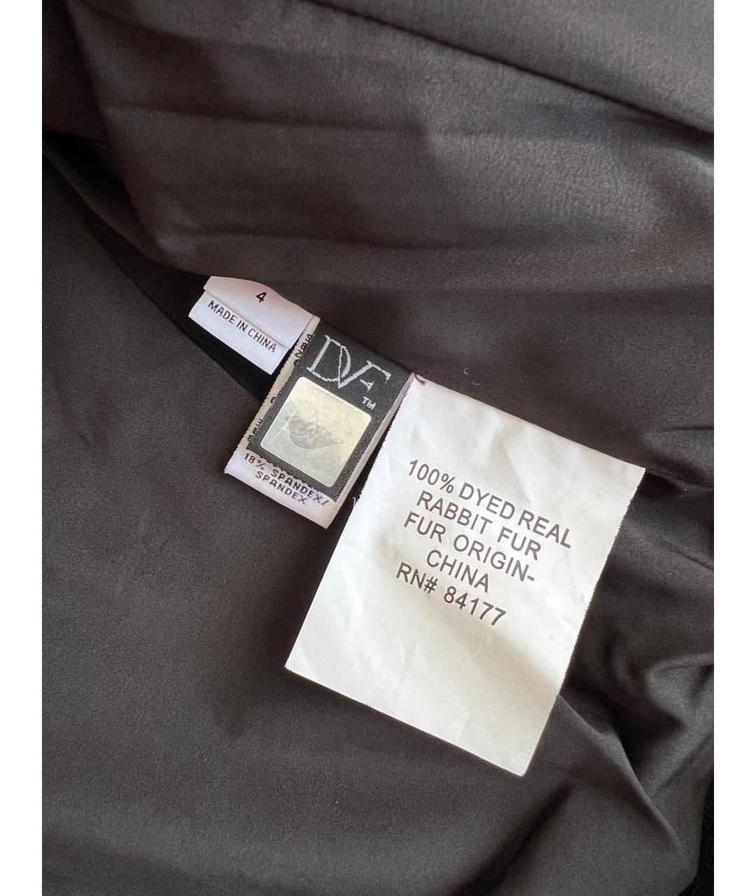 DIANE VON FURSTENBERG Черная куртка, фото 5