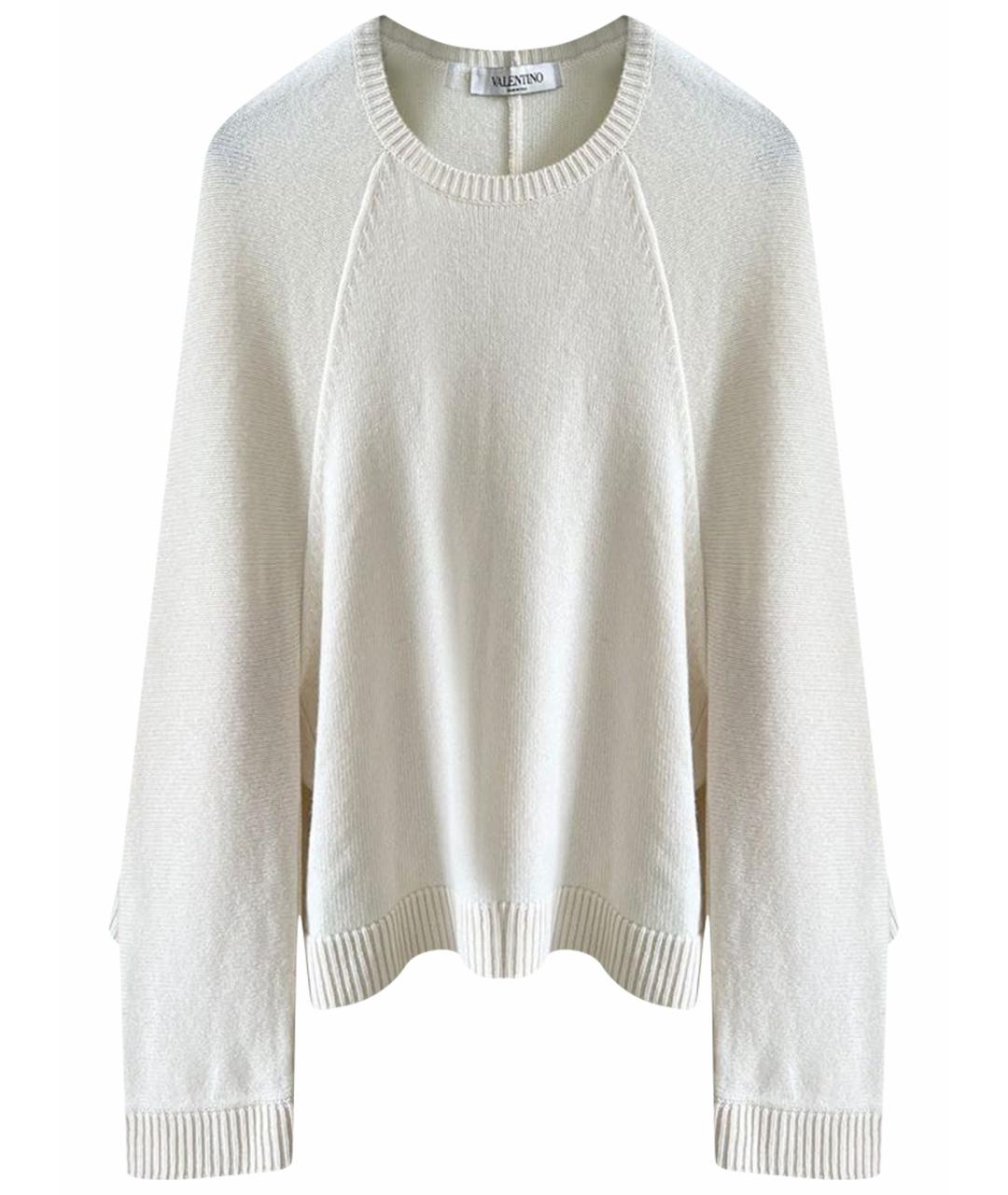 VALENTINO Бежевый кашемировый джемпер / свитер, фото 1