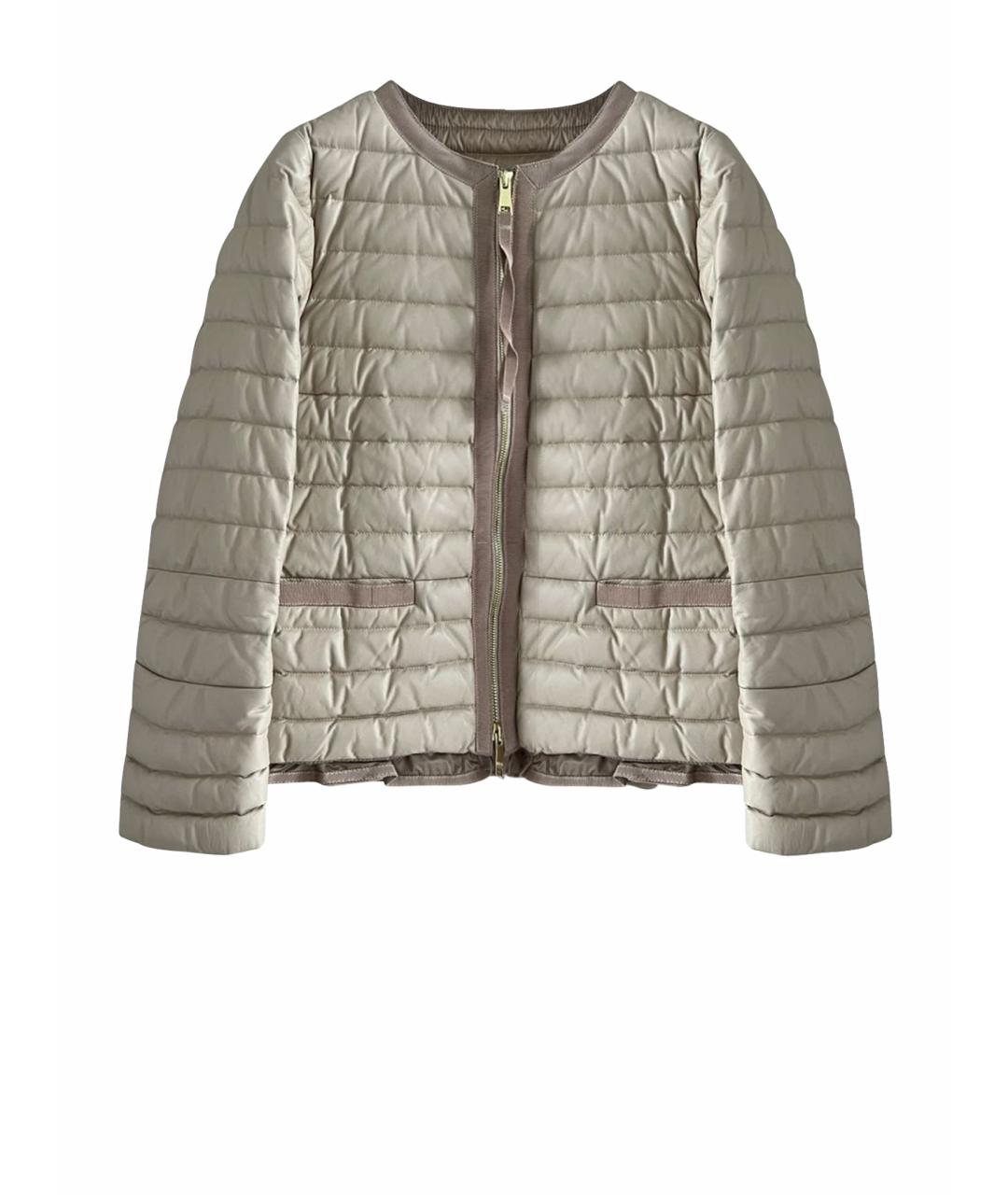 MONCLER Бежевая куртка, фото 1