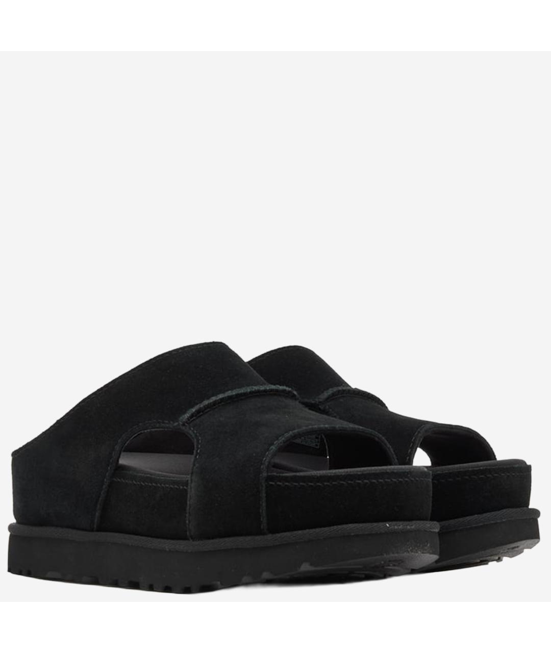 UGG AUSTRALIA Черные замшевые сандалии, фото 3