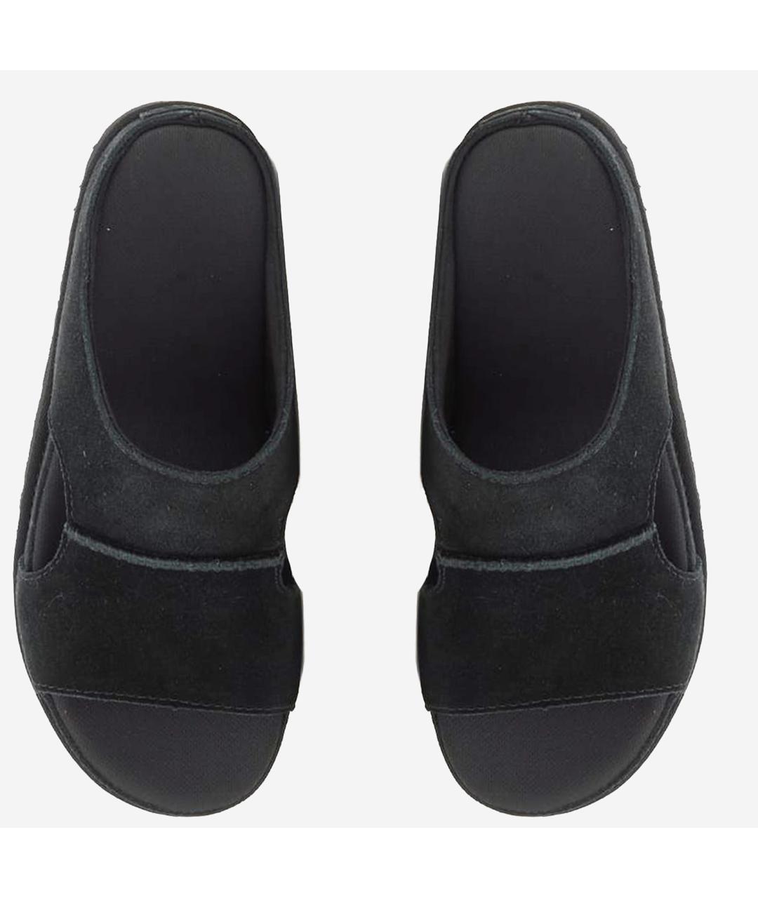 UGG AUSTRALIA Черные замшевые сандалии, фото 2