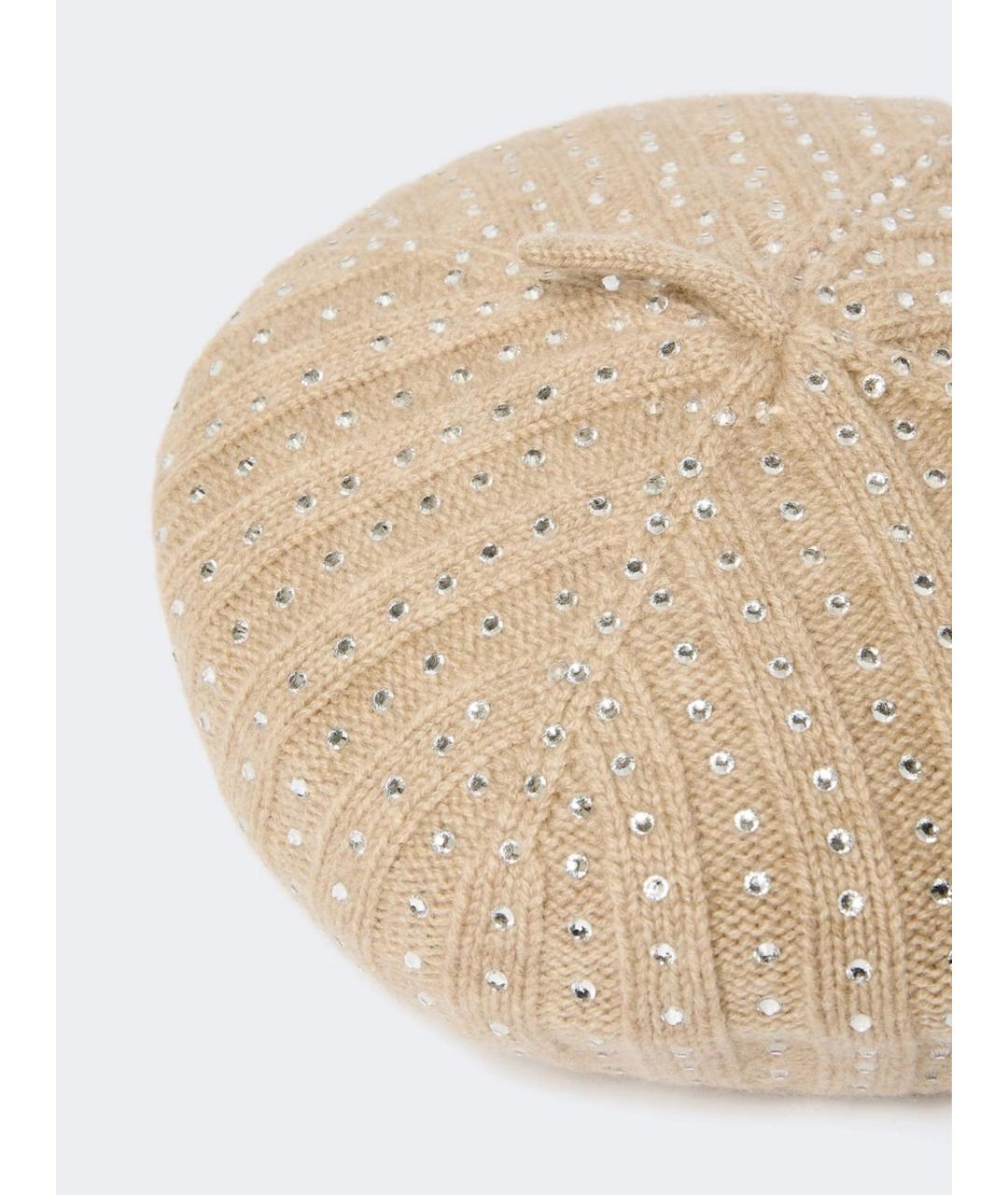 MAX MARA Бежевая кашемировая шапка, фото 2