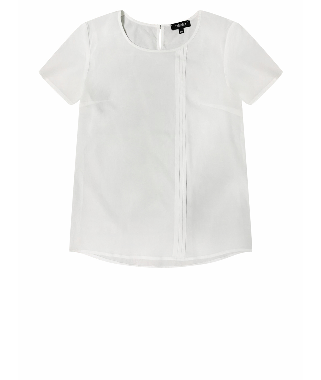 SENSO Белая шифоновая рубашка, фото 1