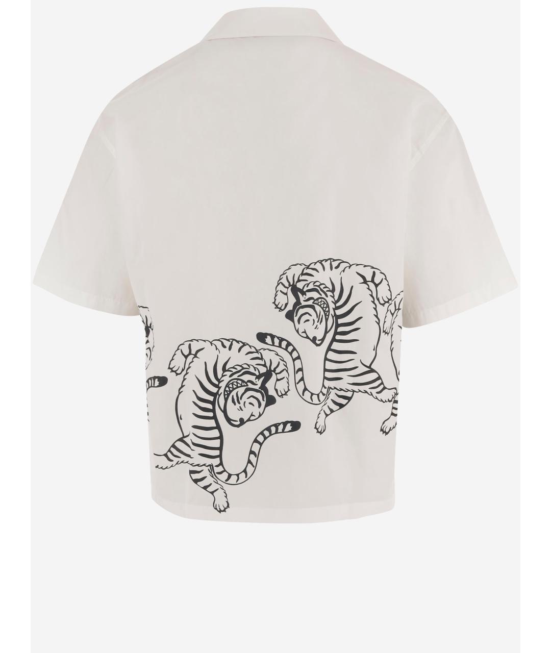 JUST CAVALLI Белая хлопковая кэжуал рубашка, фото 2