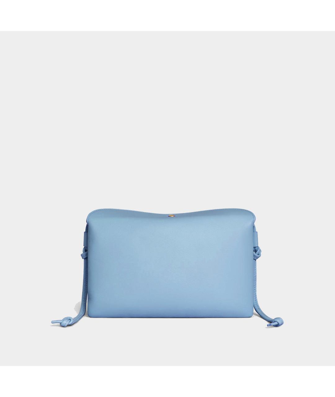 CELINE Синяя кожаная сумка через плечо, фото 2