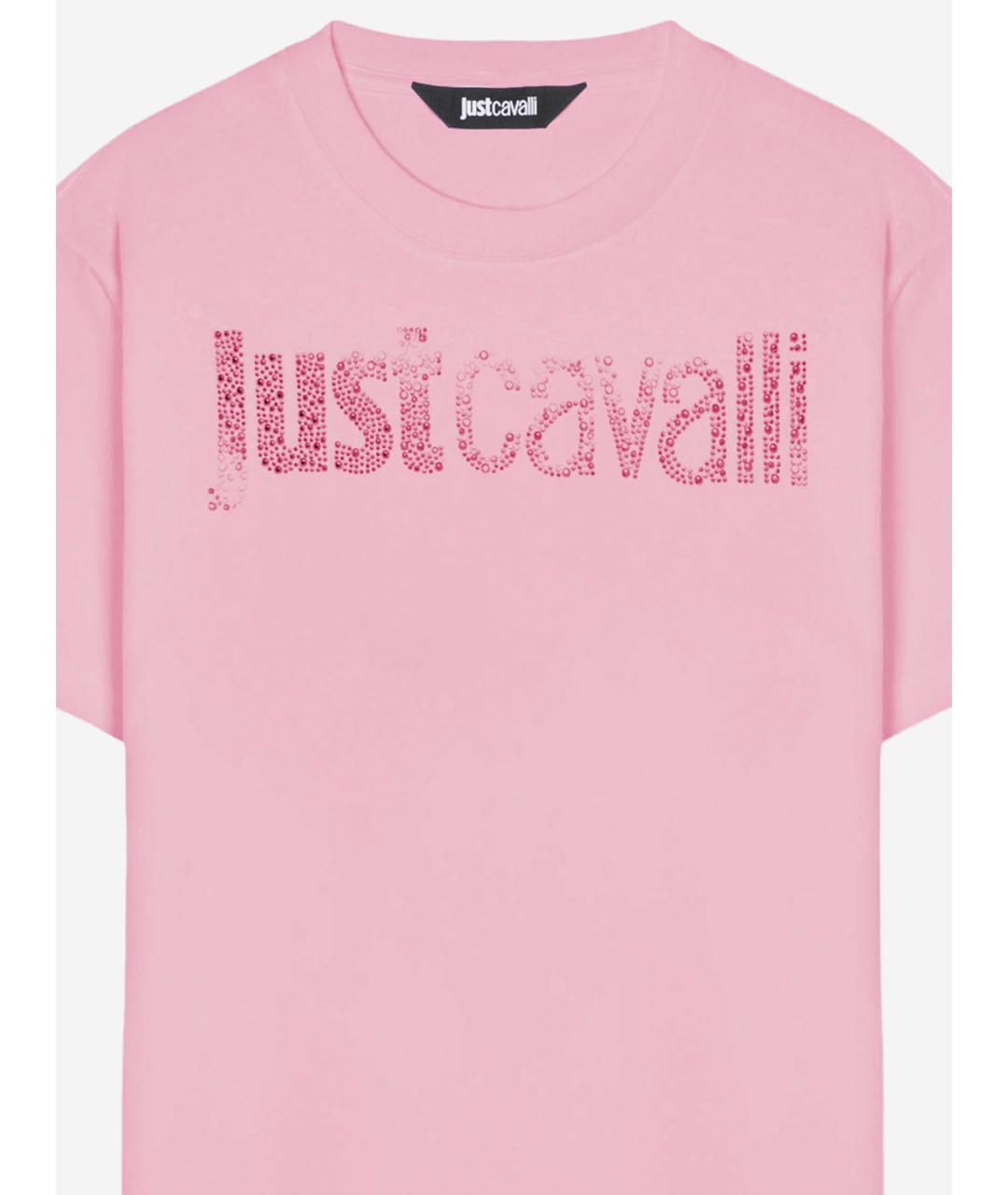 JUST CAVALLI Розовая футболка, фото 3
