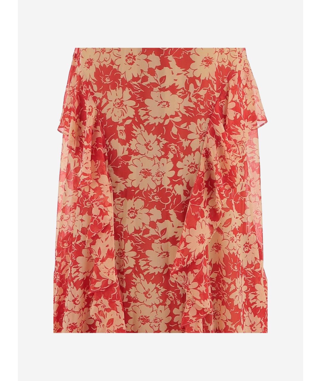 RALPH LAUREN Красное полиэстеровое платье, фото 3