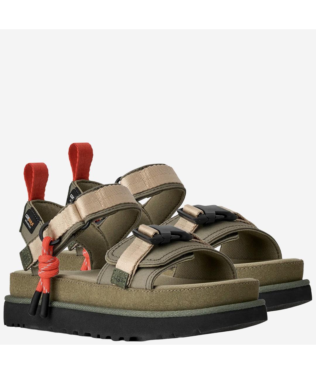 UGG AUSTRALIA Зеленые замшевые босоножки, фото 3