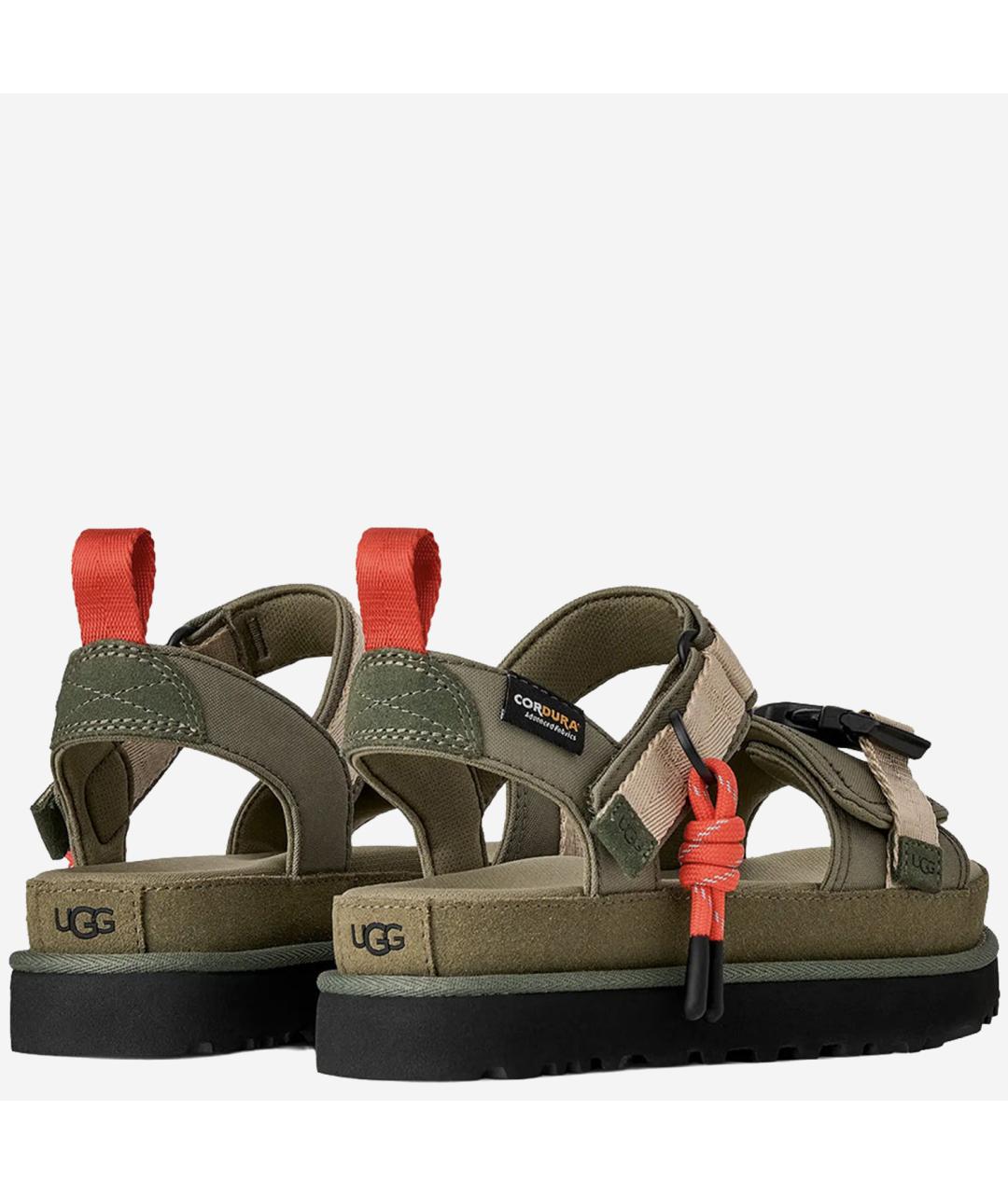 UGG AUSTRALIA Зеленые замшевые босоножки, фото 4