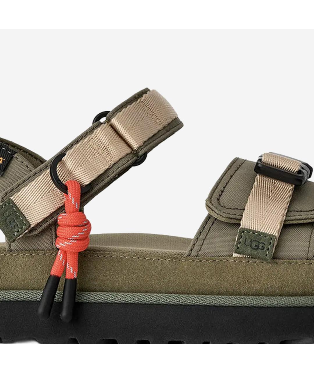 UGG AUSTRALIA Зеленые замшевые босоножки, фото 5