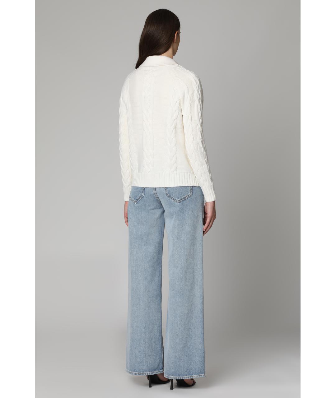 MAX MARA Белая шерстяная куртка, фото 4