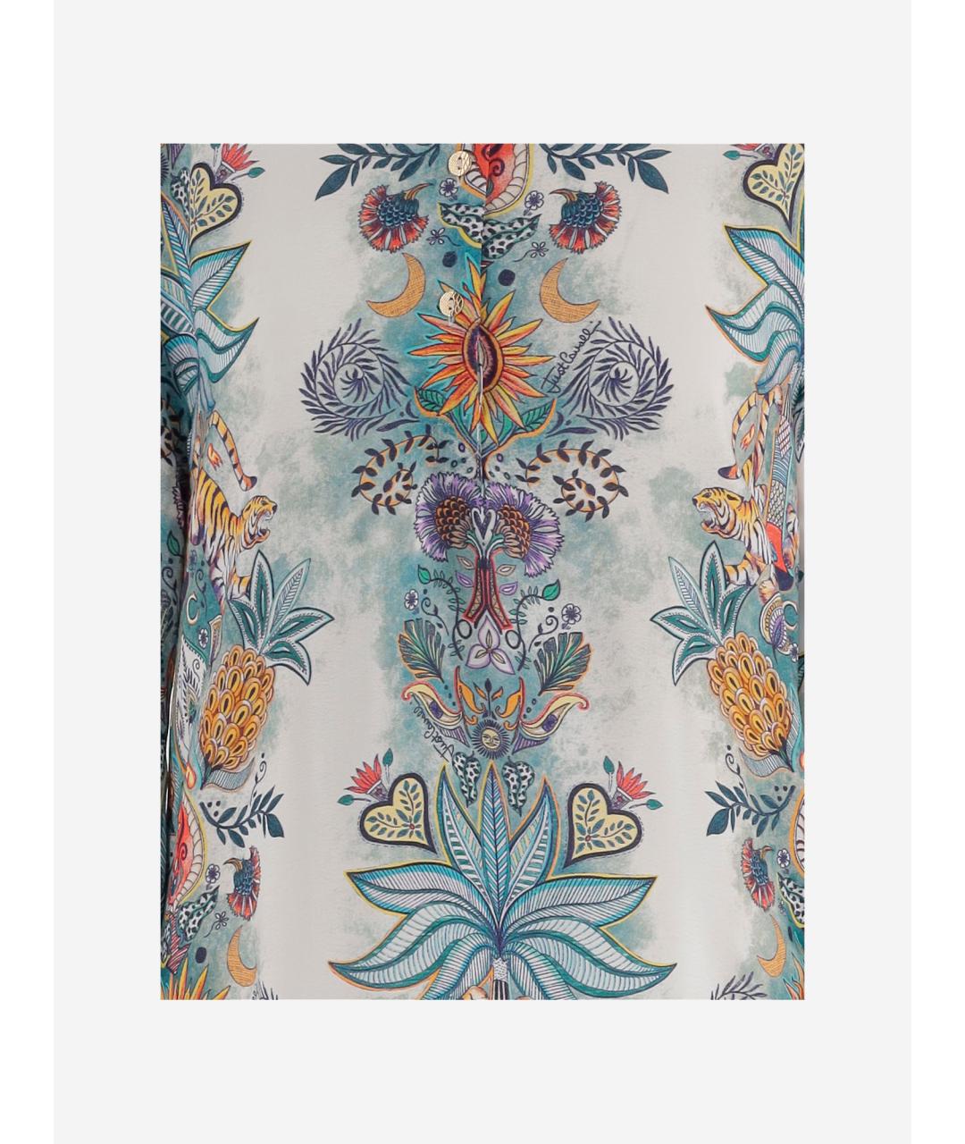 JUST CAVALLI Мульти вискозная рубашка, фото 3