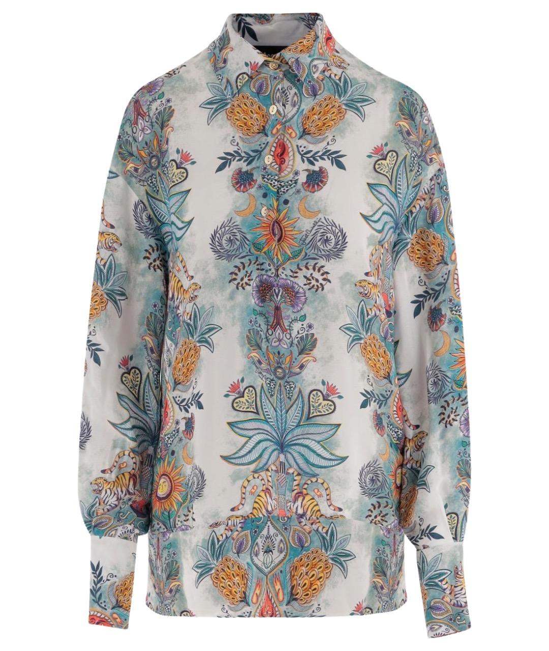 JUST CAVALLI Мульти вискозная рубашка, фото 1