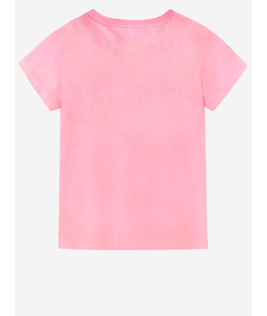 JUST CAVALLI Розовая футболка, фото 2