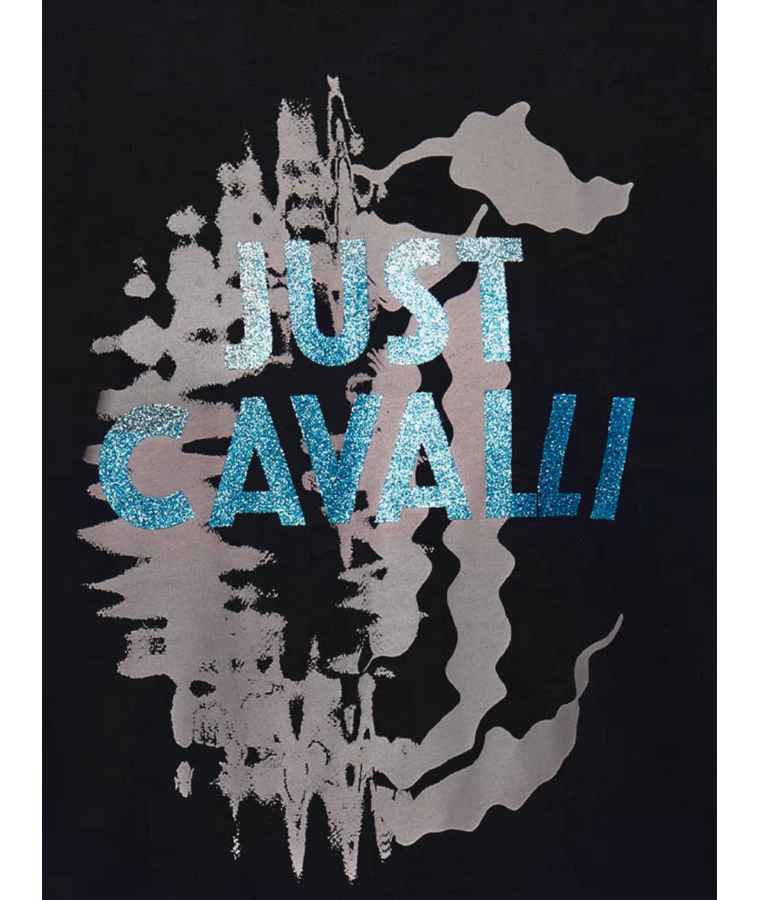 JUST CAVALLI Черная футболка, фото 3