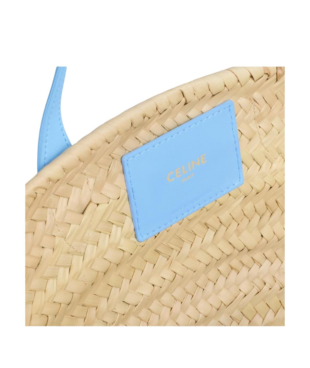 CELINE Бежевая сумка через плечо, фото 4