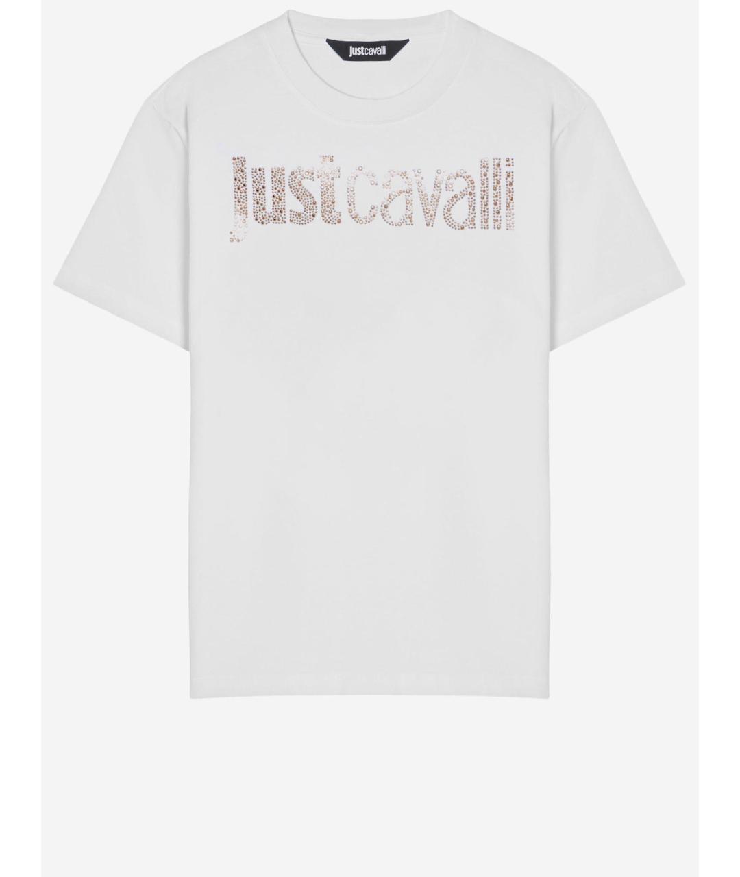 JUST CAVALLI Белая футболка, фото 4
