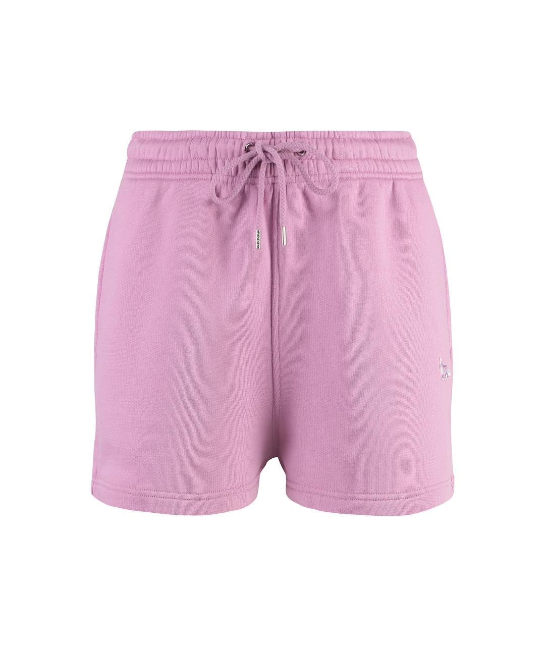 MAISON KITSUNE Розовые хлопковые шорты, фото 1
