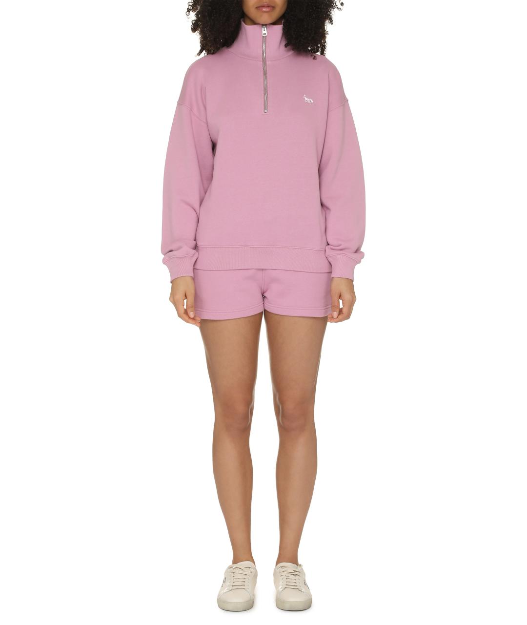 MAISON KITSUNE Розовые хлопковые шорты, фото 3