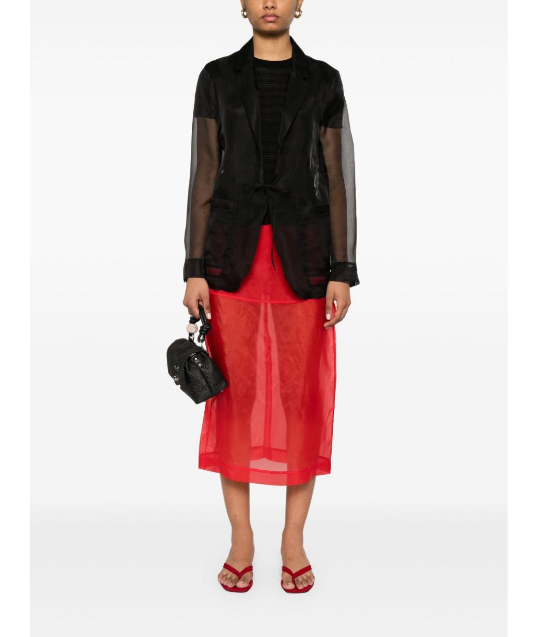 FORTE FORTE Черный жакет/пиджак, фото 5