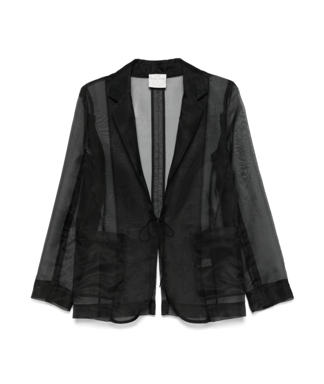 FORTE FORTE Черный жакет/пиджак, фото 1