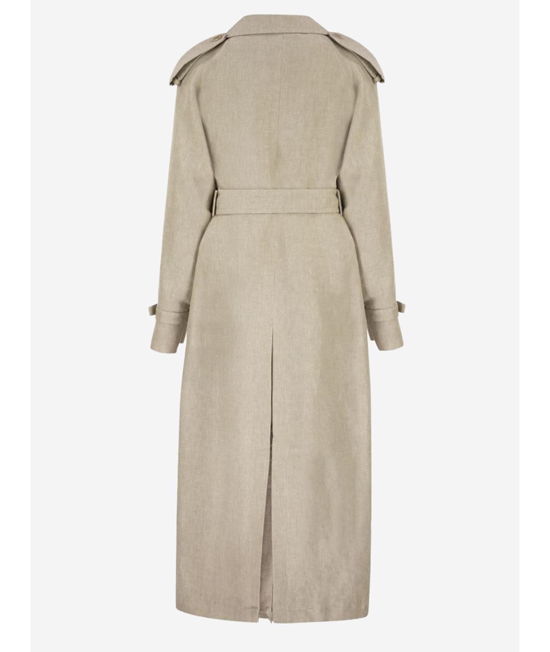MAX MARA Бежевый тренч/плащ, фото 2