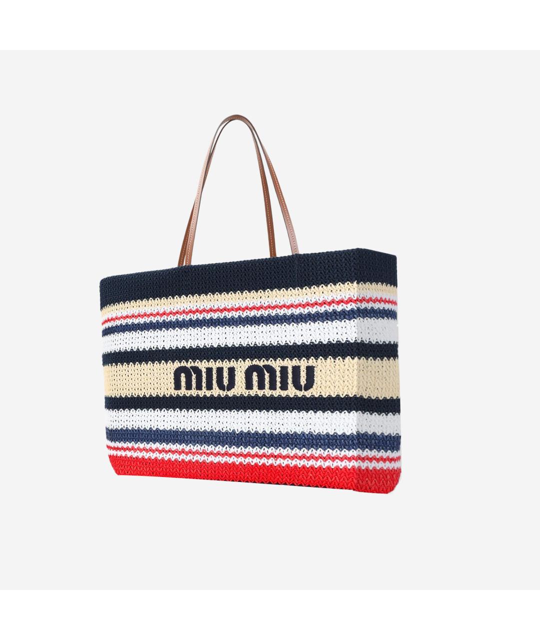 MIU MIU Мульти хлопковая сумка тоут, фото 2