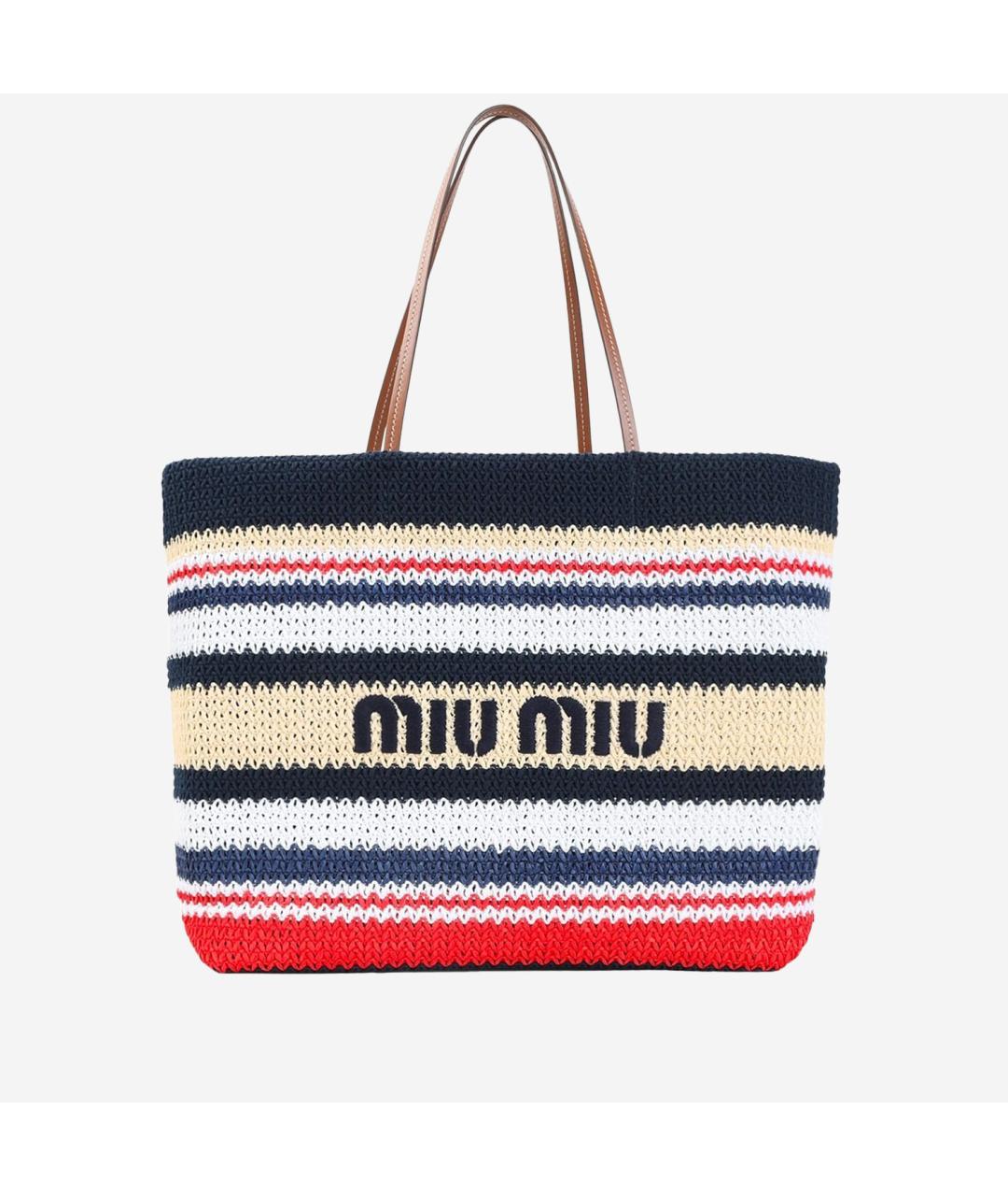 MIU MIU Мульти хлопковая сумка тоут, фото 5