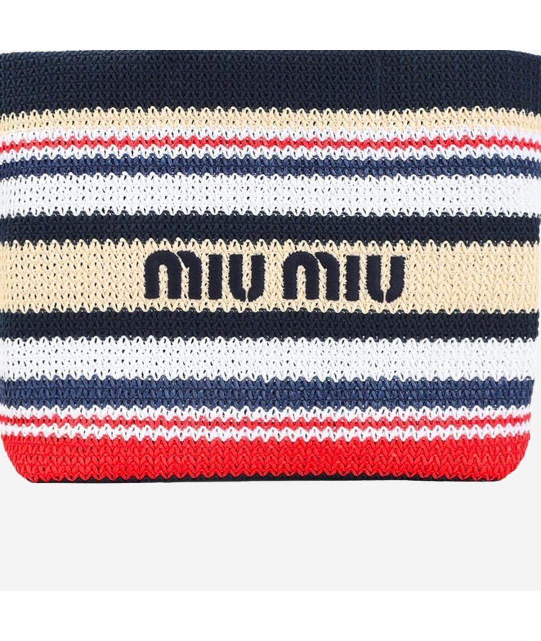 MIU MIU Мульти хлопковая сумка тоут, фото 4