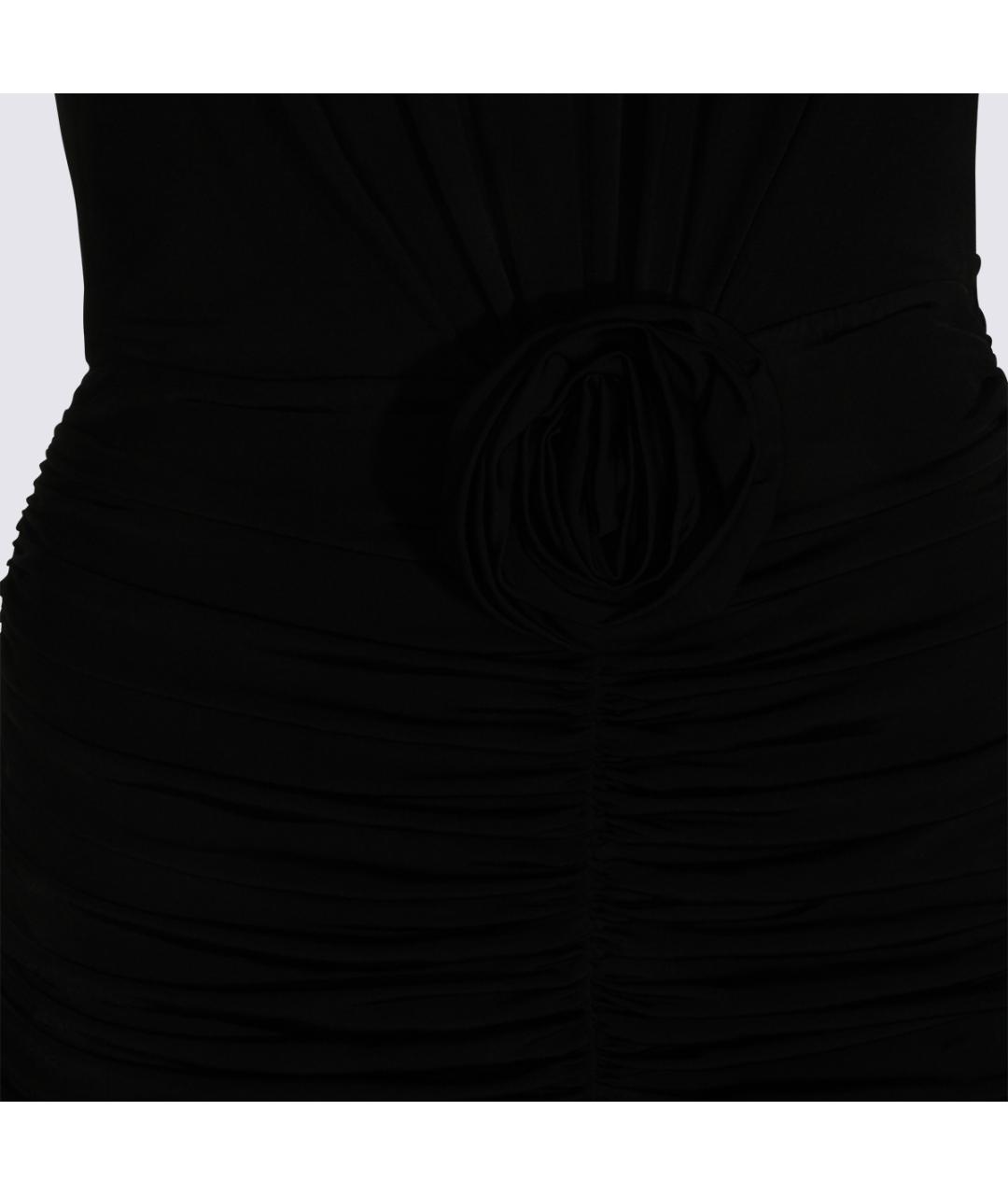 BLUMARINE Черный вискозный комбинезон, фото 3