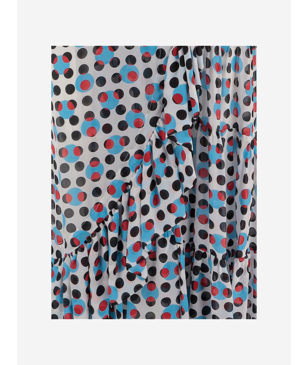 DRIES VAN NOTEN Мульти вискозное повседневное платье, фото 3