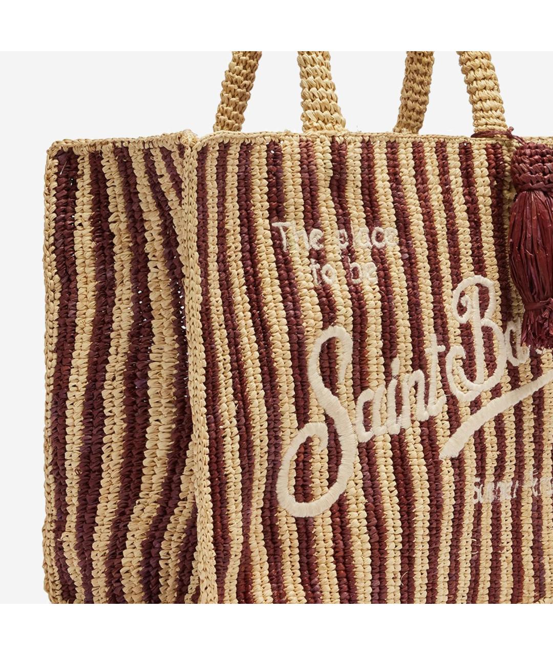 MC2 SAINT BARTH Мульти пелетеная сумка тоут, фото 3