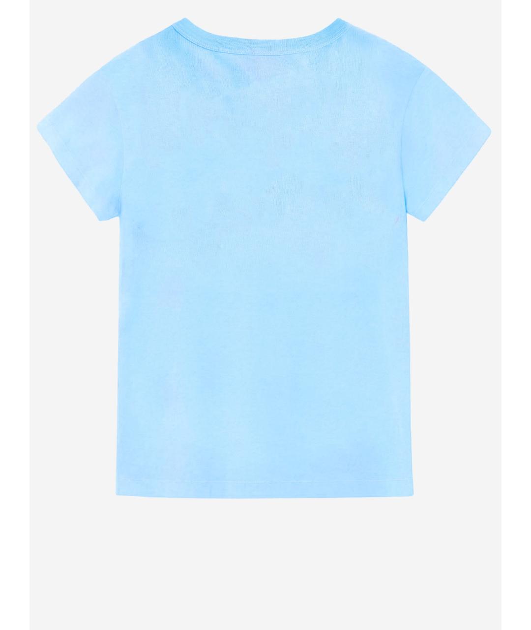 JUST CAVALLI Голубая футболка, фото 2