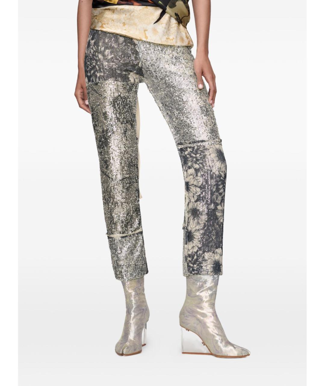 MAISON MARGIELA Полиэстеровые прямые брюки, фото 6