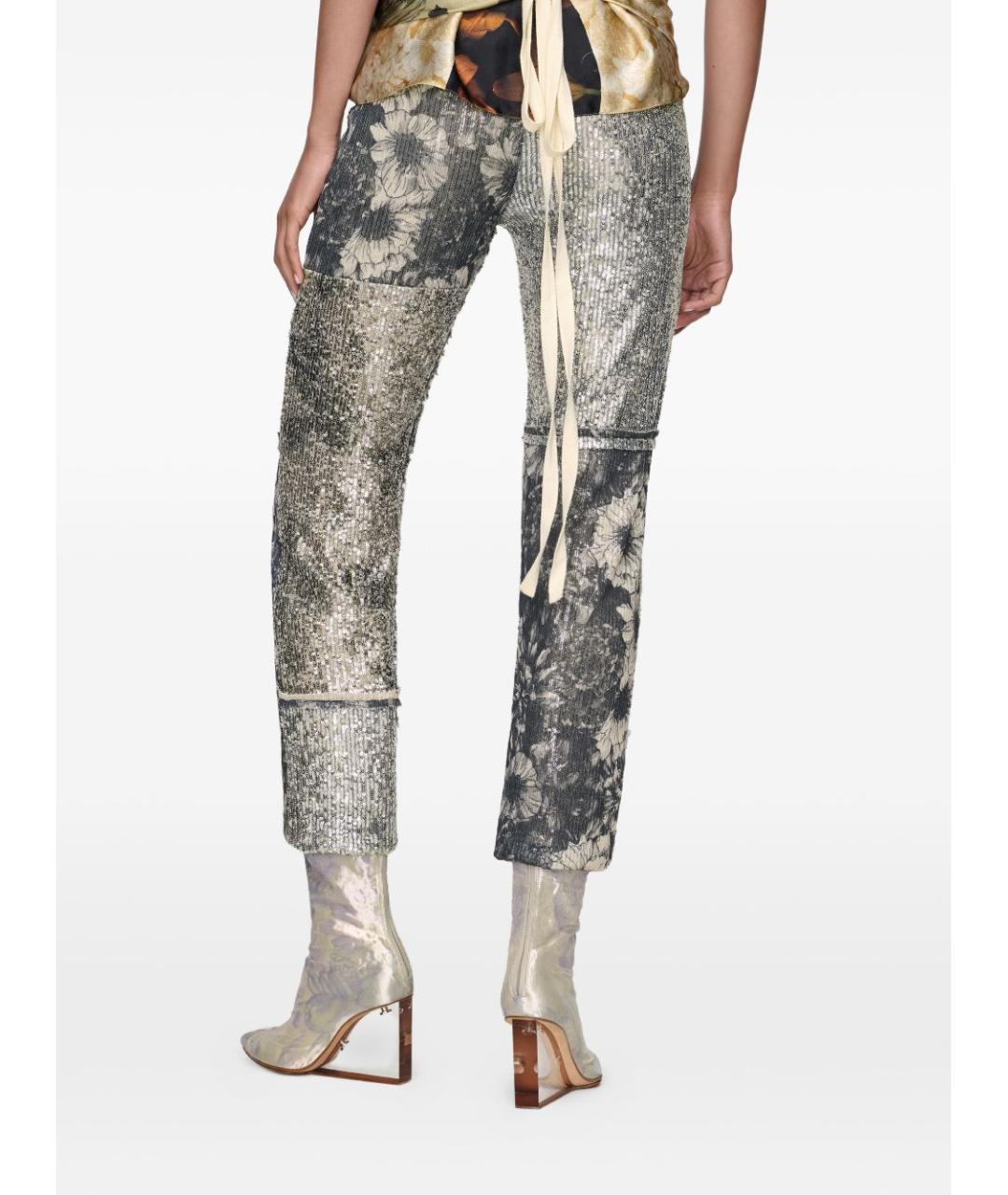 MAISON MARGIELA Полиэстеровые прямые брюки, фото 3