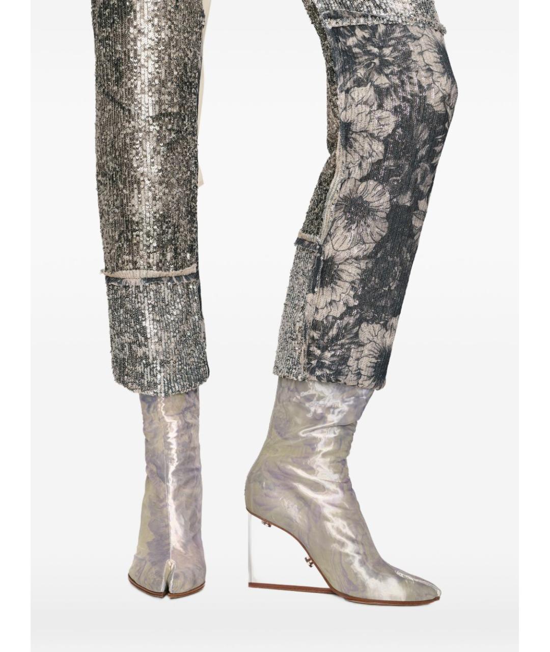 MAISON MARGIELA Полиэстеровые прямые брюки, фото 4