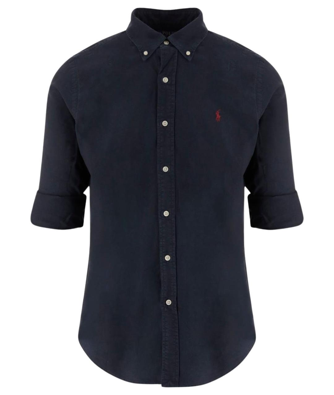 POLO RALPH LAUREN Темно-синяя хлопковая кэжуал рубашка, фото 1