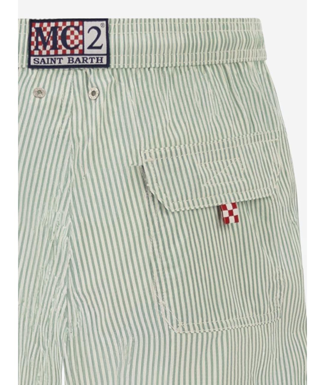 MC2 SAINT BARTH Зеленые плавки, фото 3