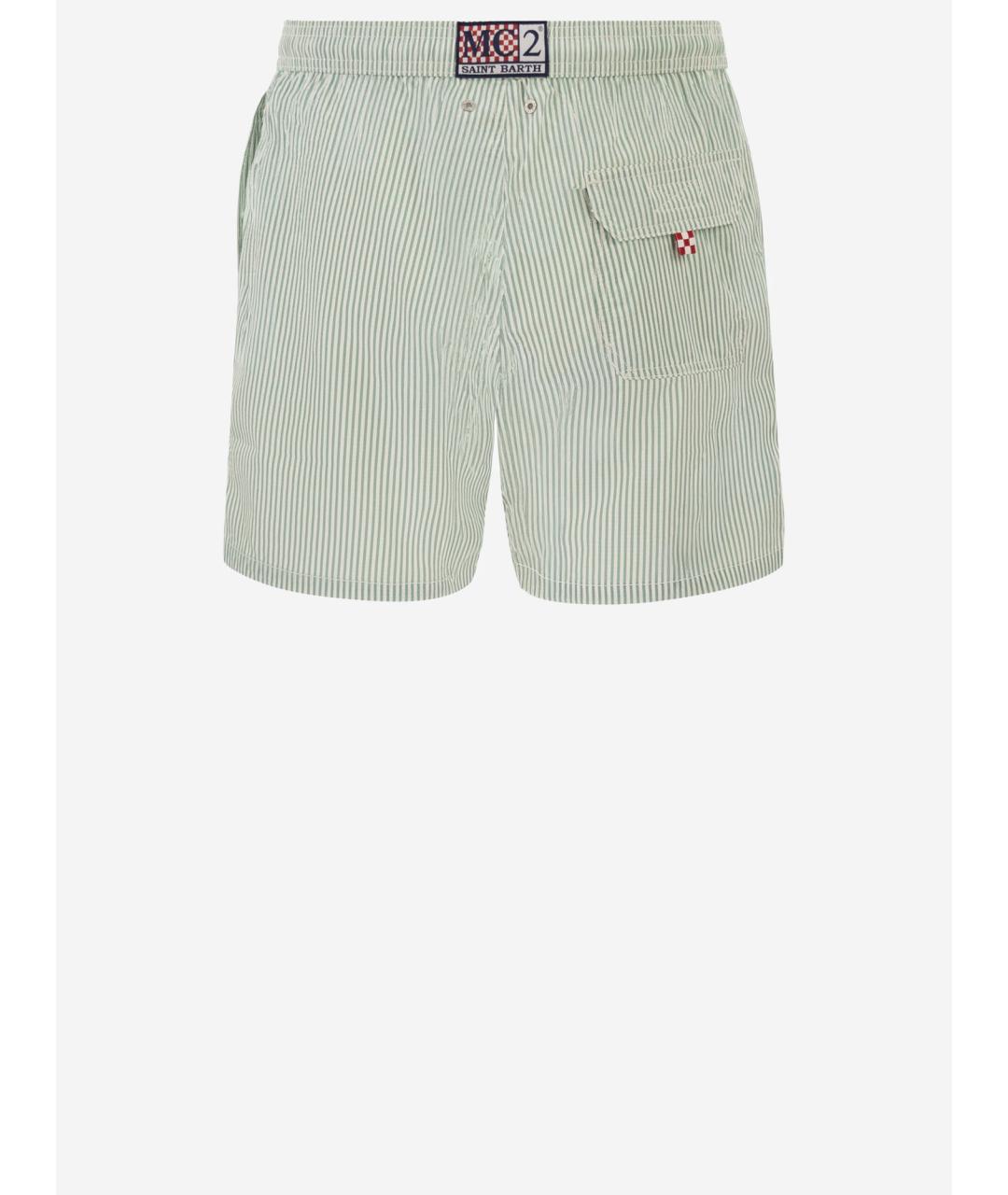 MC2 SAINT BARTH Зеленые плавки, фото 2