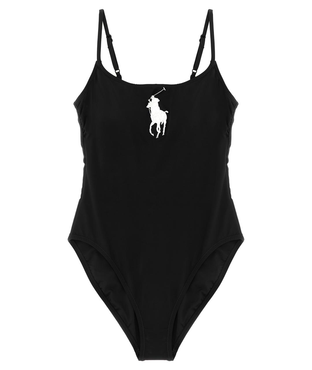 POLO RALPH LAUREN Черный полиамидовый купальник, фото 1