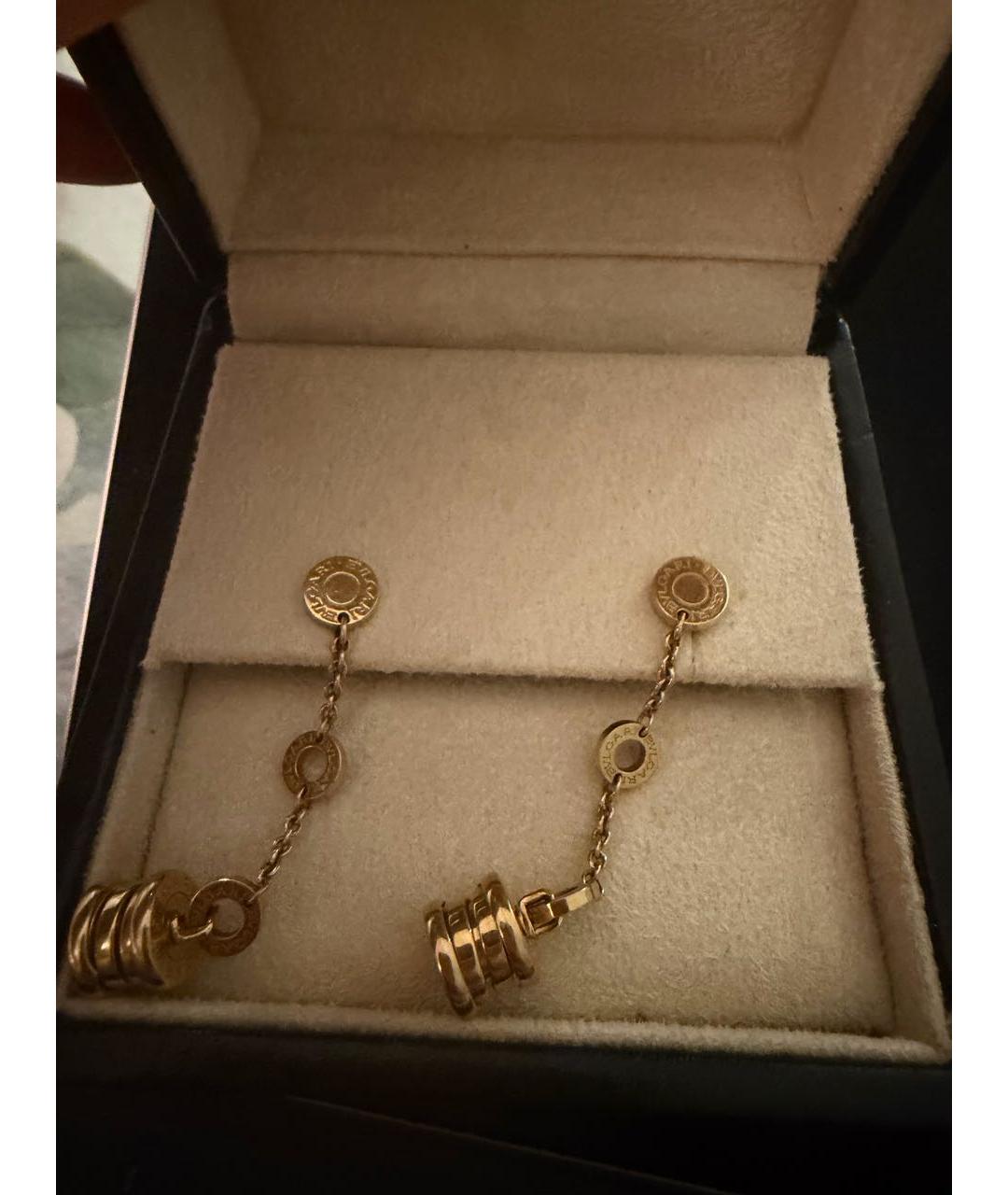 BVLGARI Золотые серьги из желтого золота, фото 4