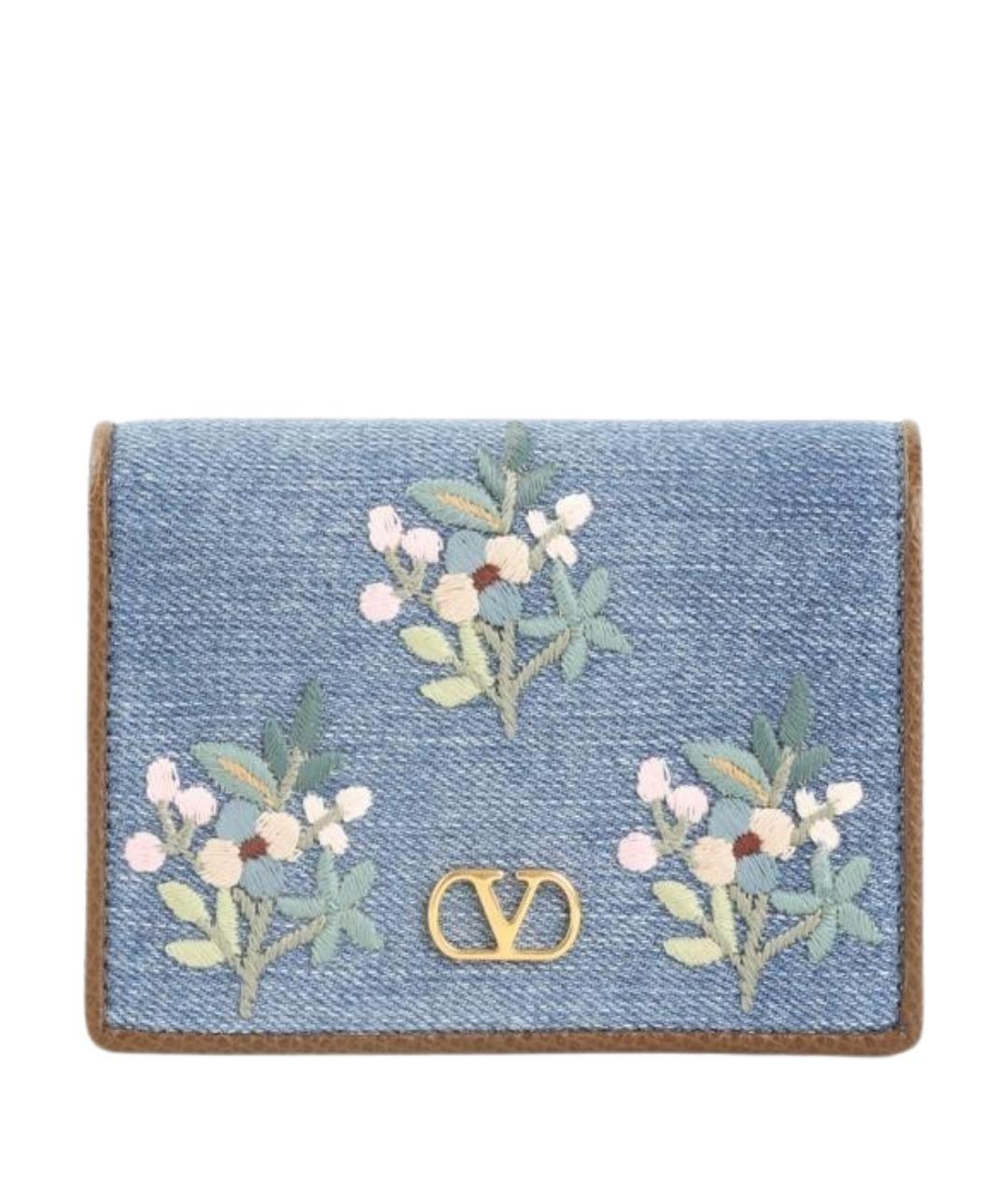 VALENTINO Голубой кошелек, фото 1