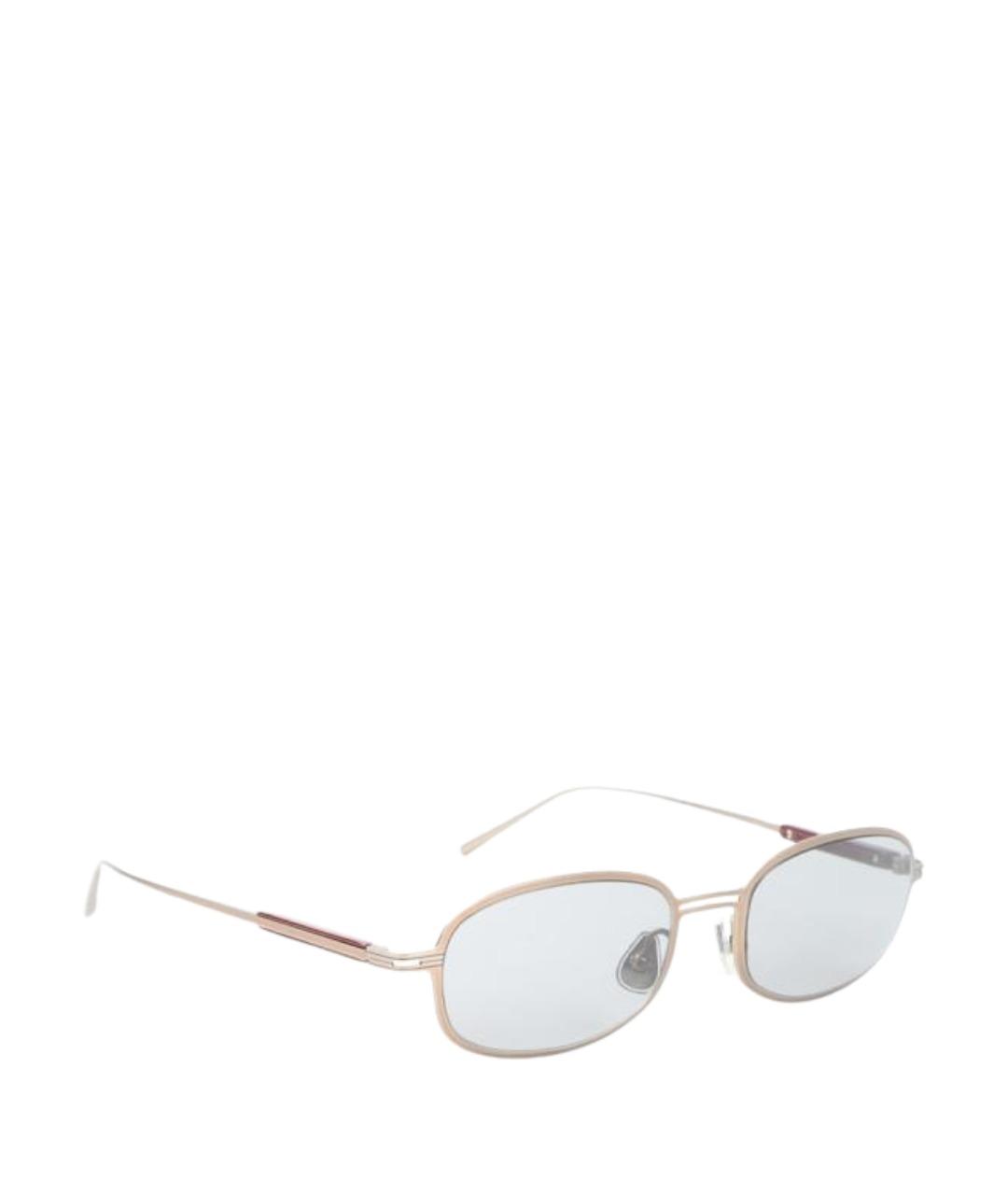 BRUNELLO CUCINELLI Розовые металлические солнцезащитные очки, фото 1