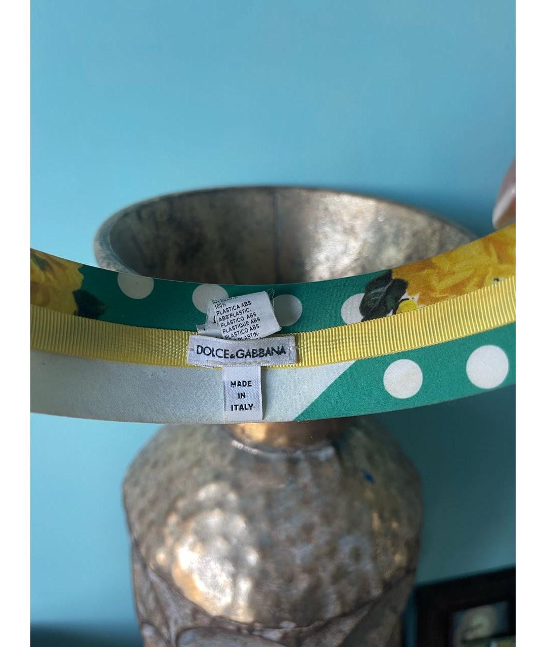 DOLCE&GABBANA Мульти ободок, фото 5