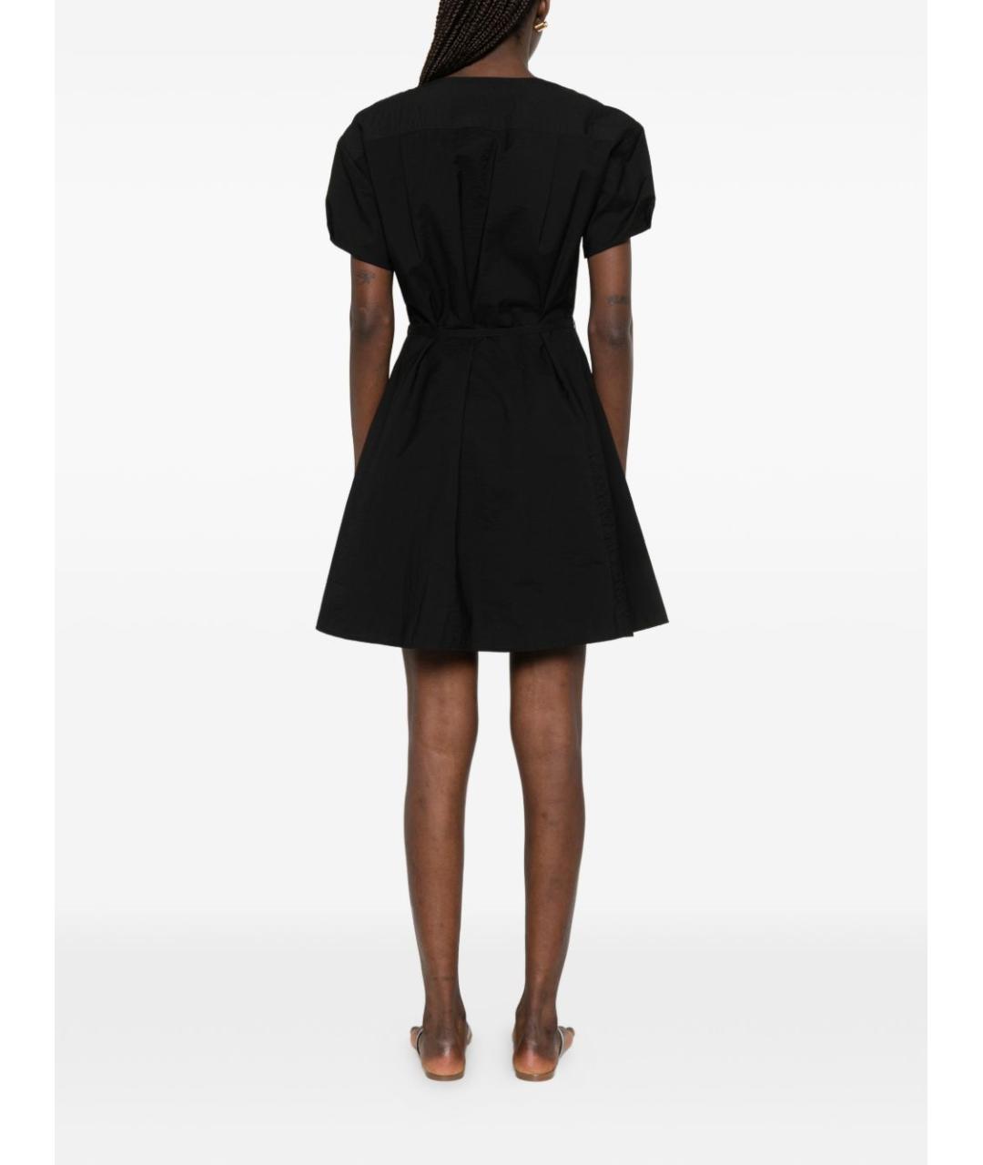 LOEWE Черное хлопковое повседневное платье, фото 3